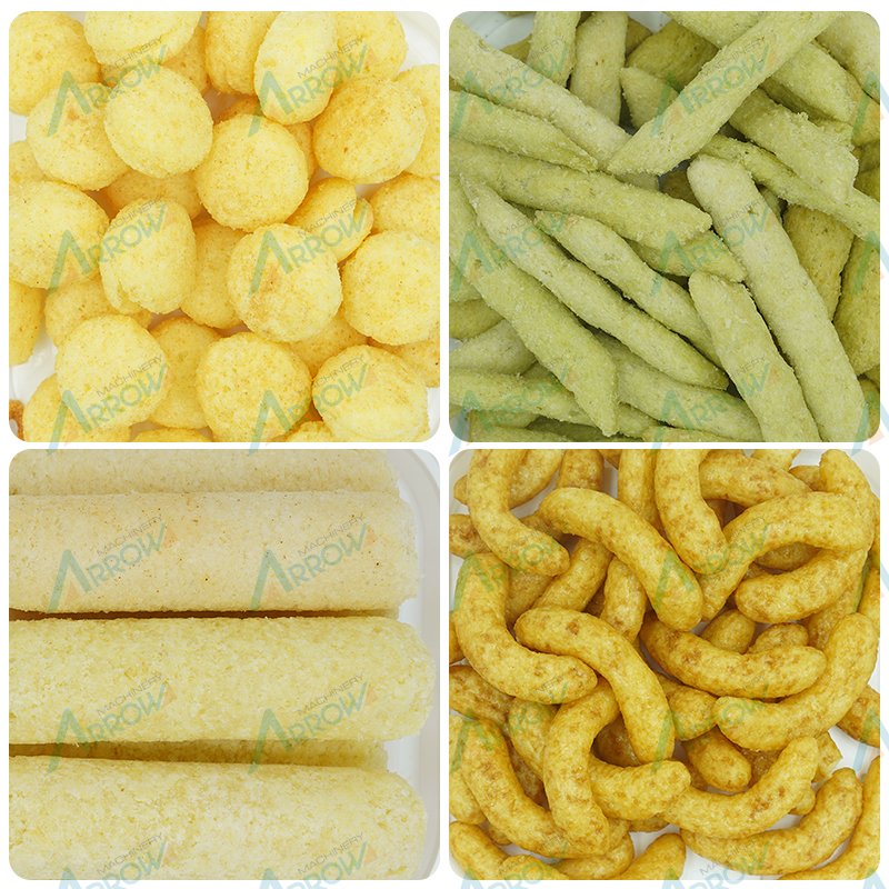 Twin Screw Extruder Feed Processing Machines for Making Puffed Snacks for Puff Food & Snack Production