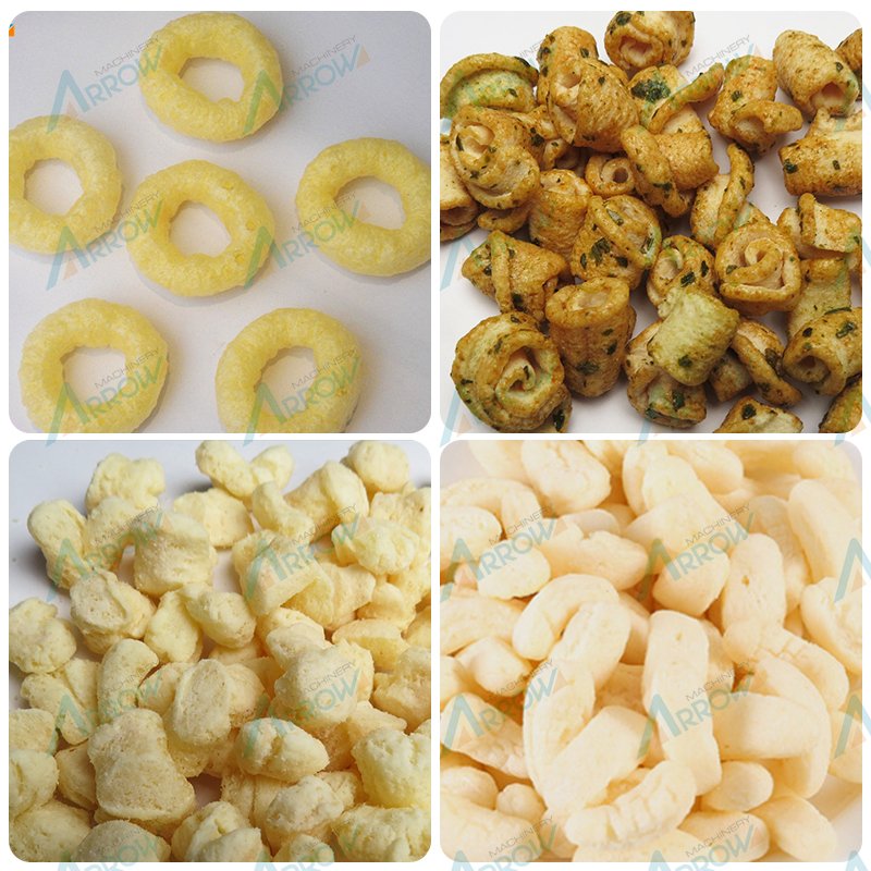 Twin Screw Extruder Feed Processing Machines for Making Puffed Snacks for Puff Food & Snack Production
