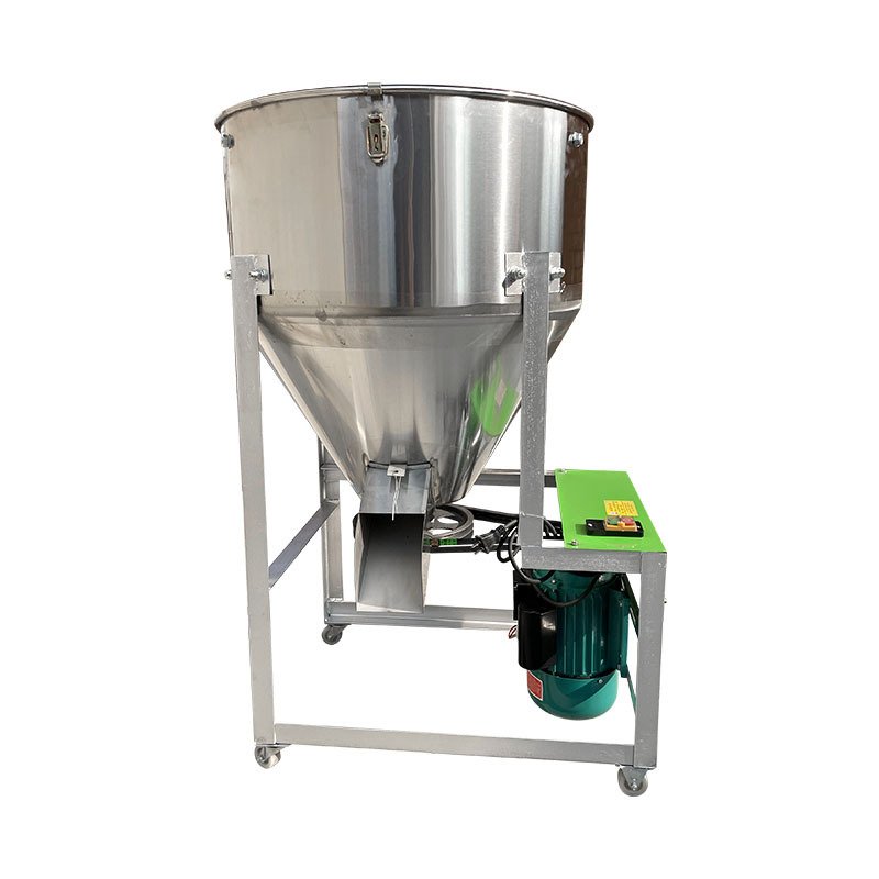 Farm feed pellet small animal poultry feed mixer machine grain corn powder grinder and mixer tank for animal feed 2400 kg/h