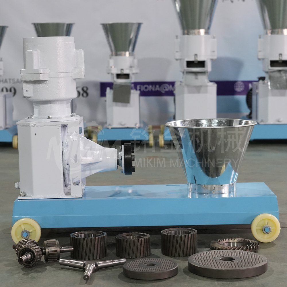 Flat die Agricultural Residue Poultry livestock food Farm Machinery Feed Mill Extruder Animal Pellet Processing Mill machine