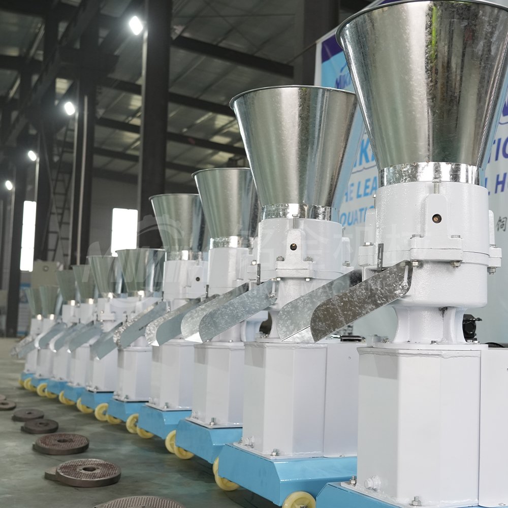 Flat die Agricultural Residue Poultry livestock food Farm Machinery Feed Mill Extruder Animal Pellet Processing Mill machine