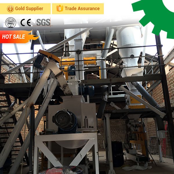 2 ton per hour small chicken feed production machine animal feed mill machinery chicken feed production machine