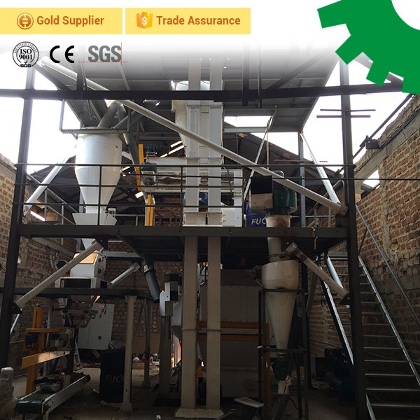 2 ton per hour small chicken feed production machine animal feed mill machinery chicken feed production machine