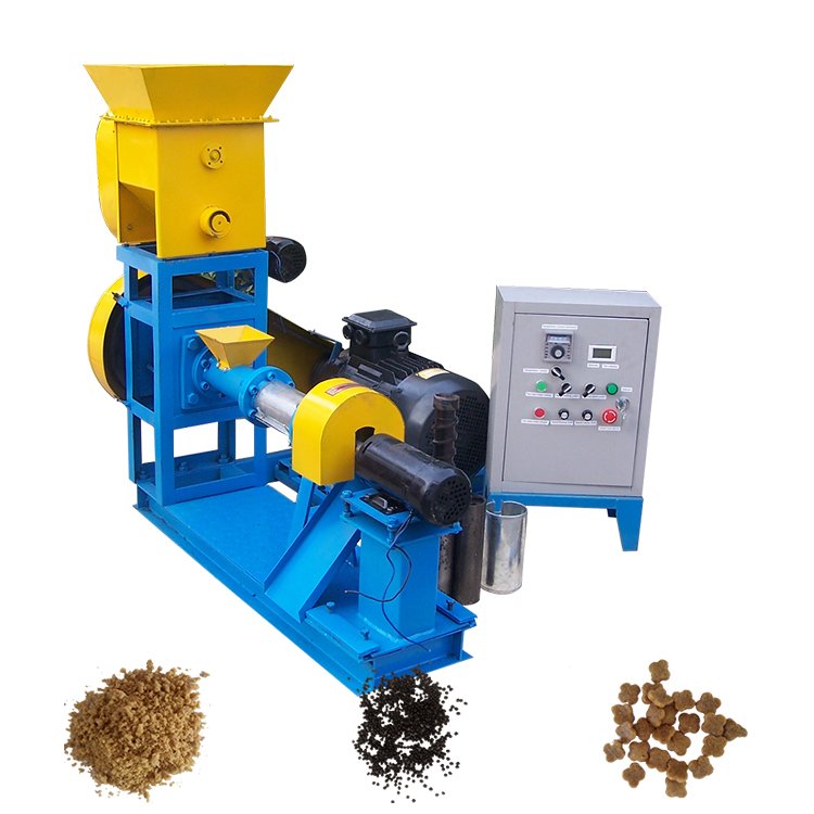 Small Floating Fish Feed Making Pallet Extruder Machines Animal Feed Pellet