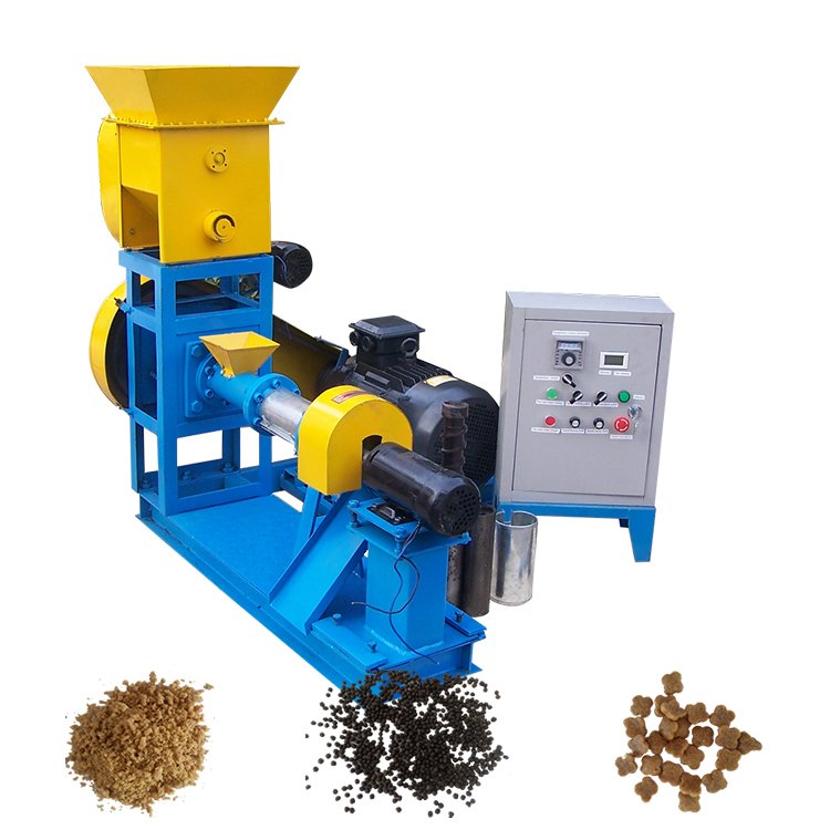 Small Floating Fish Feed Making Pallet Extruder Machines Animal Feed Pellet