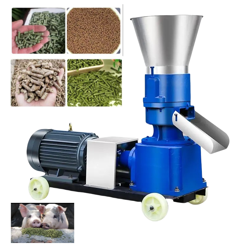 Pelletizer Feed Processing Animal Feed Pellet Machine Pellet Maker Machine For Fish Feed Poultry Pellet Making Machine
