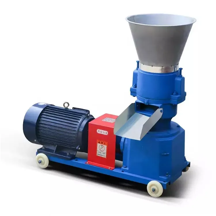 Hot selling small household self made breeding chicken duck and goose feed pellet machine
