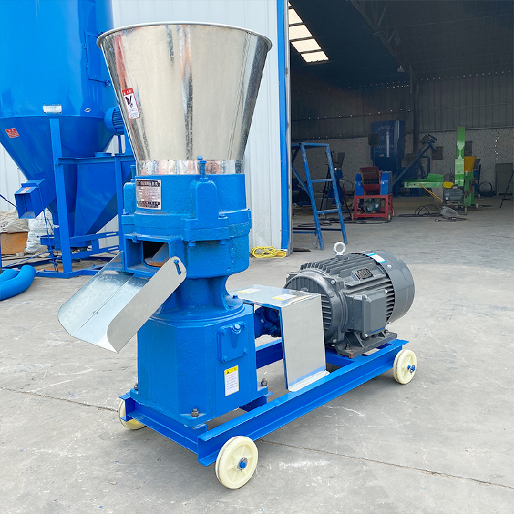 Tigarl 100Kg Per Hour Wood Pellet Mill Nigeria Bird Grandes Production Pelletizer Machine For Animal Feeds Diesel