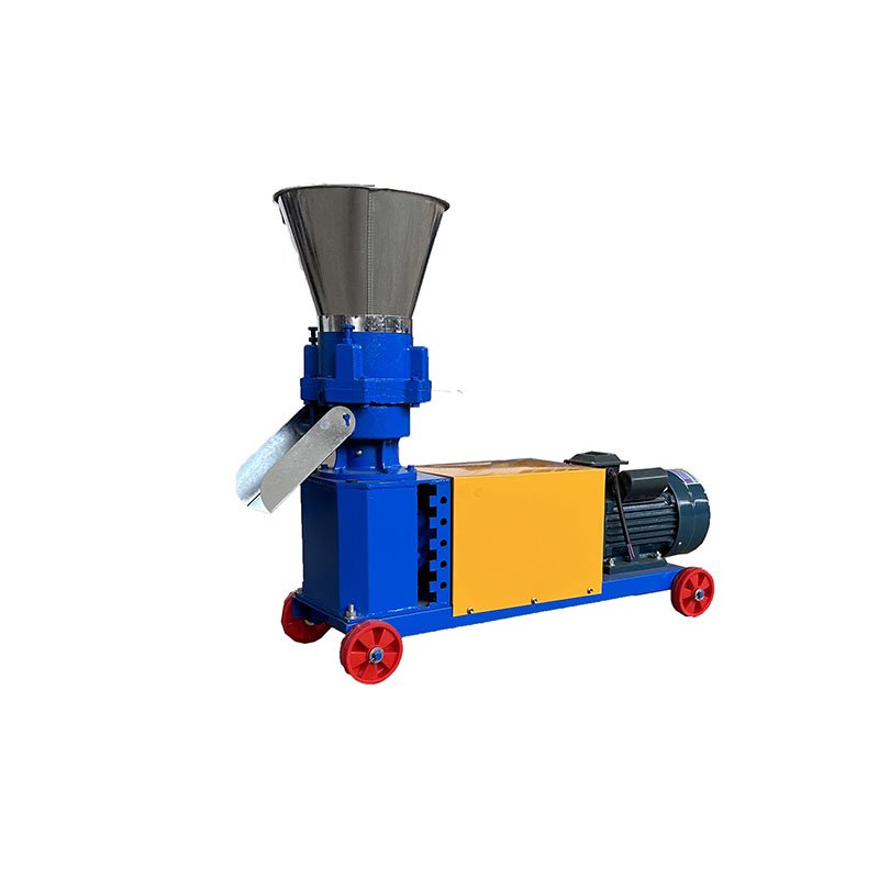 Small Pellet maker pelletizer machine animal feeds pellet making machine/flat die pellet mill