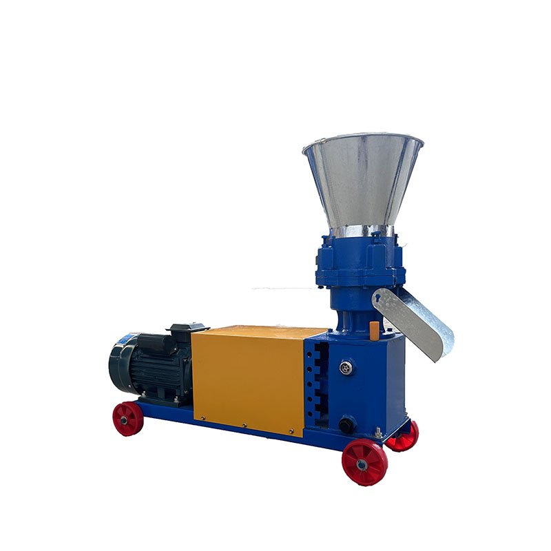 Small Pellet maker pelletizer machine animal feeds pellet making machine/flat die pellet mill