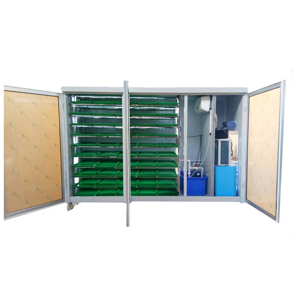 hydroponic green forage growing machine for animal feed