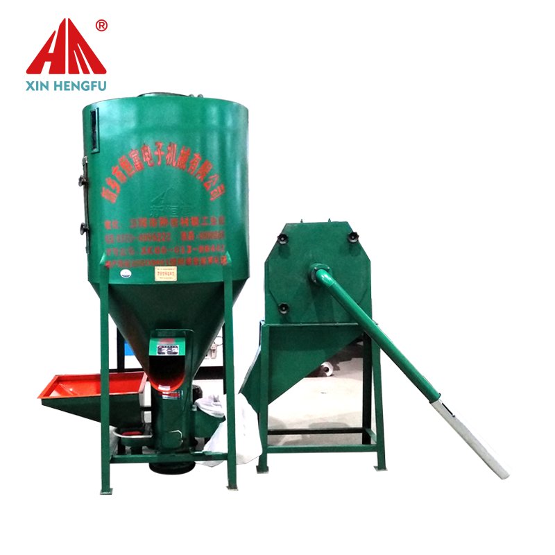 China Manufacturer animal feed hammer mill grinding and mixing machine/poultry food grinder and mixer machine