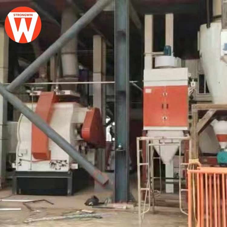 China Strongwin livestock poultry animal feed mill machinery feed processing line