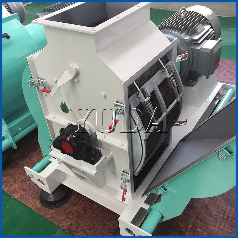 YUDA Crusher Machine for Animal Feeding Wheat/Bean/Corn Grinding Machine Feed Processing Machines Hammer Mill