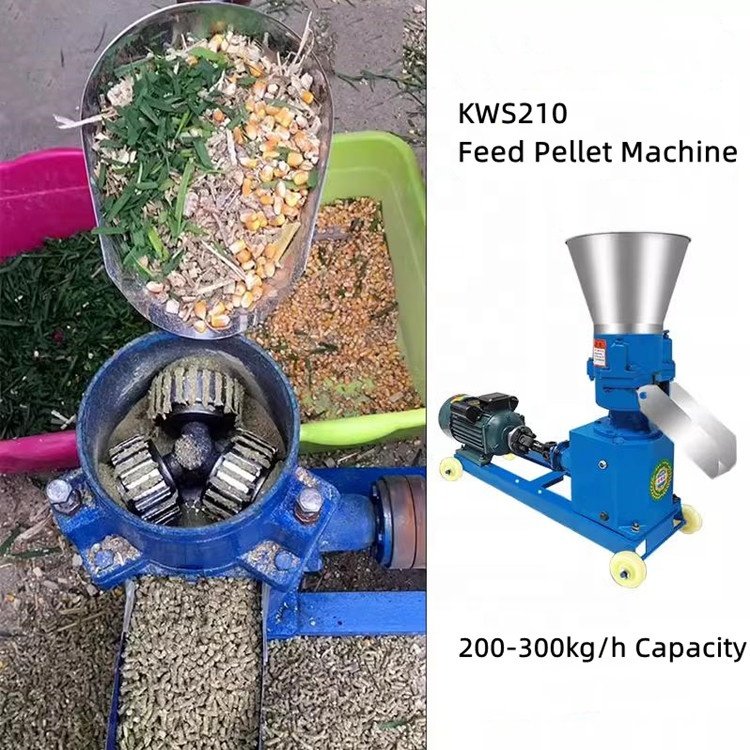 Small Feed Processing Machine Mini Feed Making Machine Animal Feed Pellet Mill