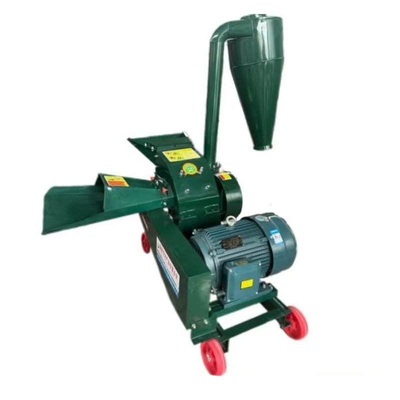 Animal feed hammer grinder corn grain maize hammer mill crusher machine maize corn flour milling machine 1000kg/h with 1/2 inlet