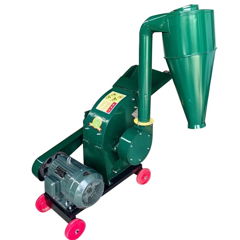 Animal feed hammer grinder corn grain maize hammer mill crusher machine maize corn flour milling machine 1000kg/h with 1/2 inlet