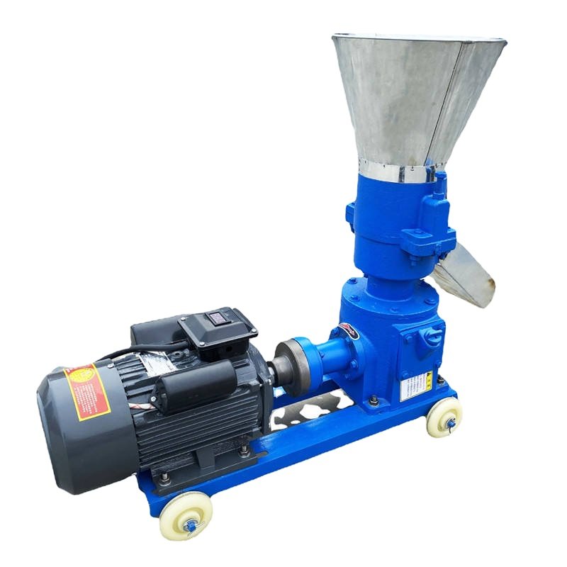 Home Use Farm Cattle Rabbit Pig Poultry Animal Chicken Food Feed Mill Pellet Making Granulator Pelletizer Processing Machine