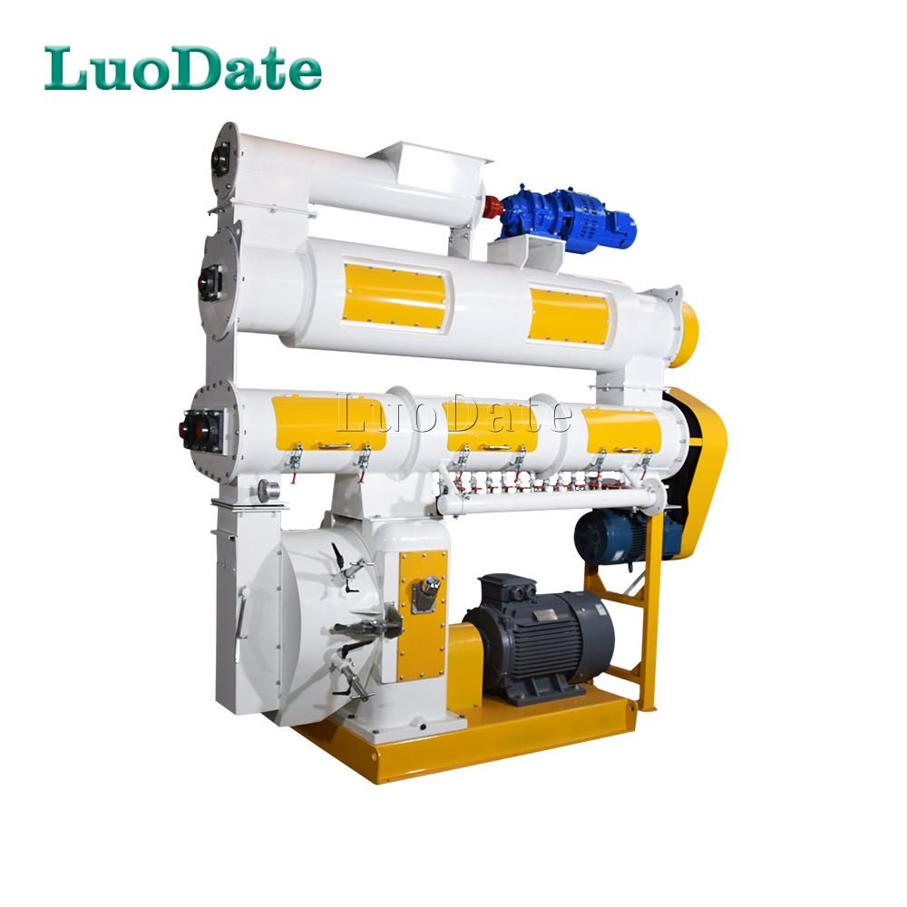 High Capacity Feed Pellet Machine Top Grade Pelletizer Machine For Animal Feeds CE Certification Feed Processing Machine