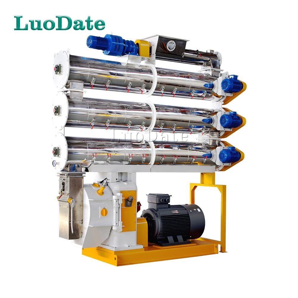 High Capacity Feed Pellet Machine Top Grade Pelletizer Machine For Animal Feeds CE Certification Feed Processing Machine