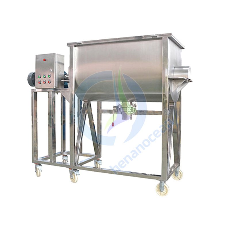 Soil Wet Feed 2 Ton Ribbon Blender 250kg Batch 1 Ton Horizontal Poultry Animal Feed Cattle Feed Mixer