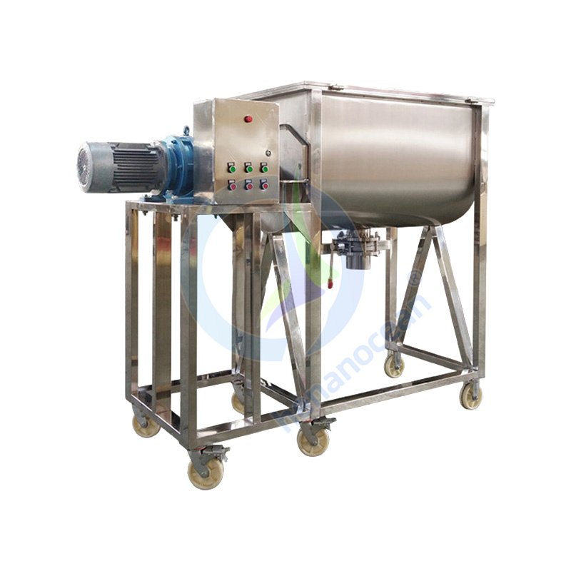 Soil Wet Feed 2 Ton Ribbon Blender 250kg Batch 1 Ton Horizontal Poultry Animal Feed Cattle Feed Mixer