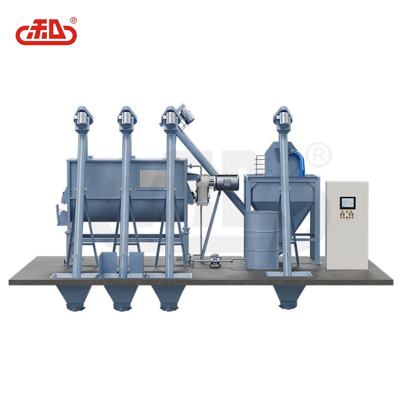 Digital intelligence animal feed manufacturing machine laying hen pig powder feed plant 3TPH