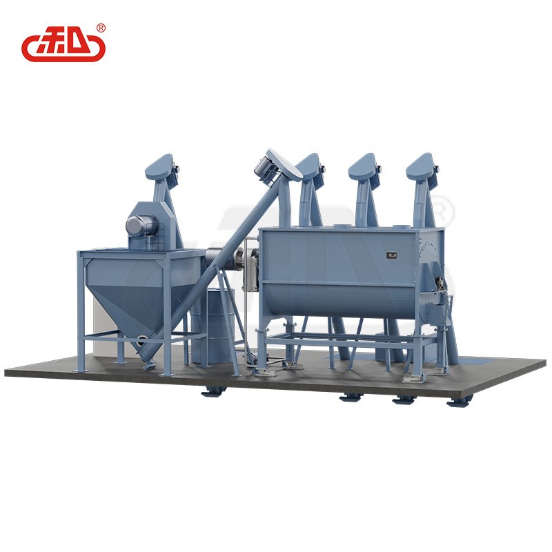 Digital intelligence animal feed manufacturing machine laying hen pig powder feed plant 3TPH