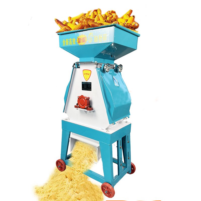 Ranch animal feed processing machine corn grain maize hammer mill corn milling livestock feed crusher machine 600 kg/h