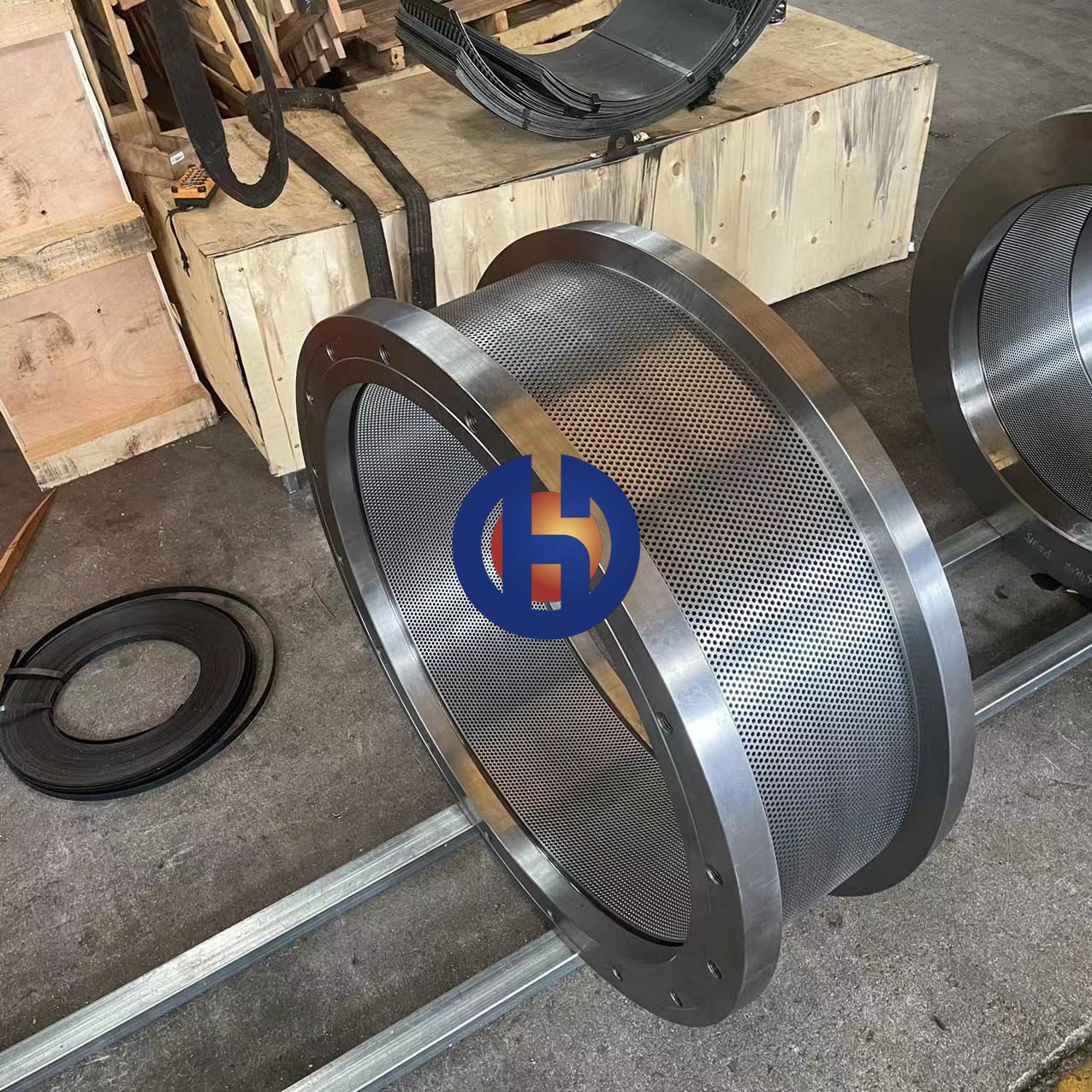 liyang granulator machine animal feed Feed matrix pellet die ring die Andritz PM 717 PM717 matrix