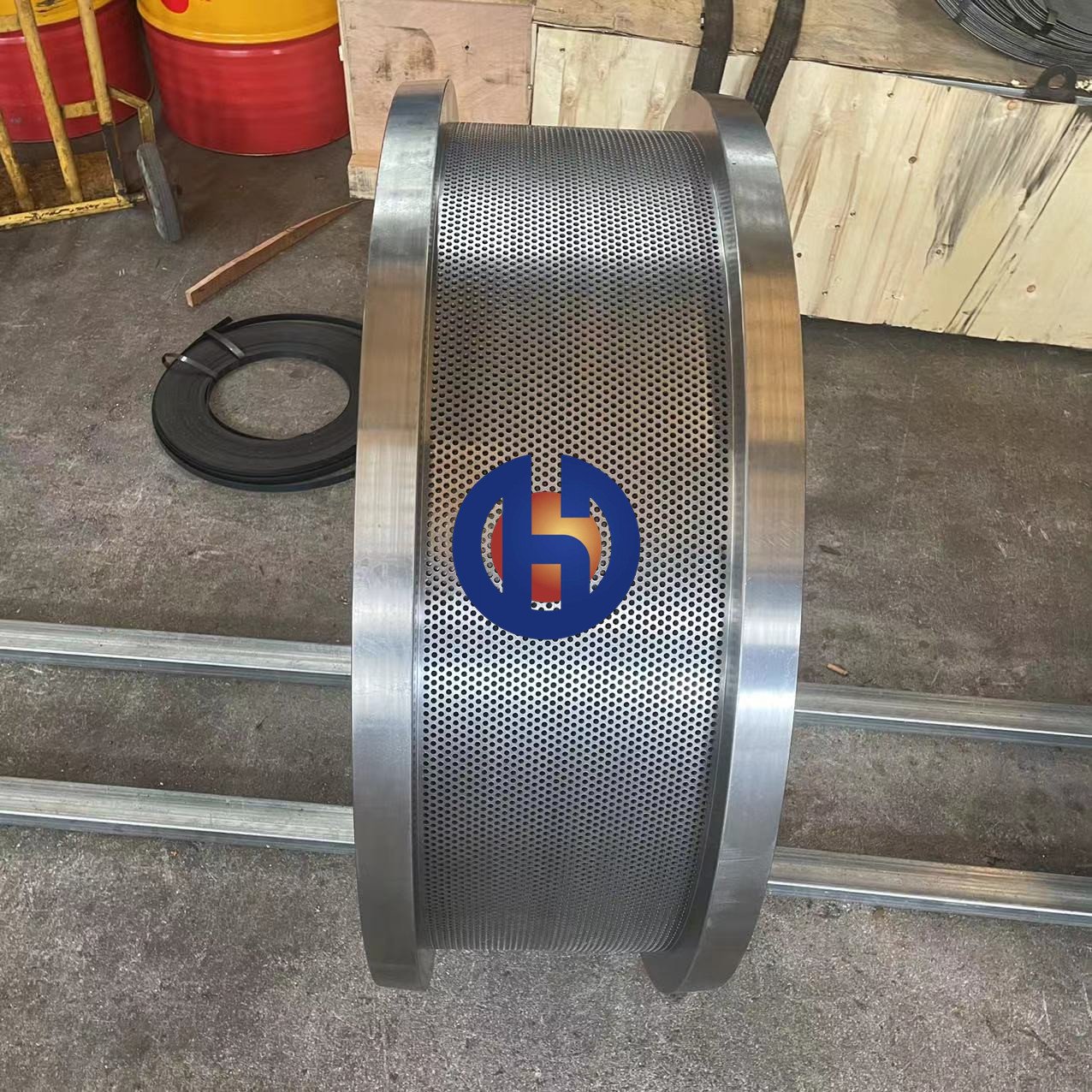 liyang granulator machine animal feed Feed matrix pellet die ring die Andritz PM 717 PM717 matrix