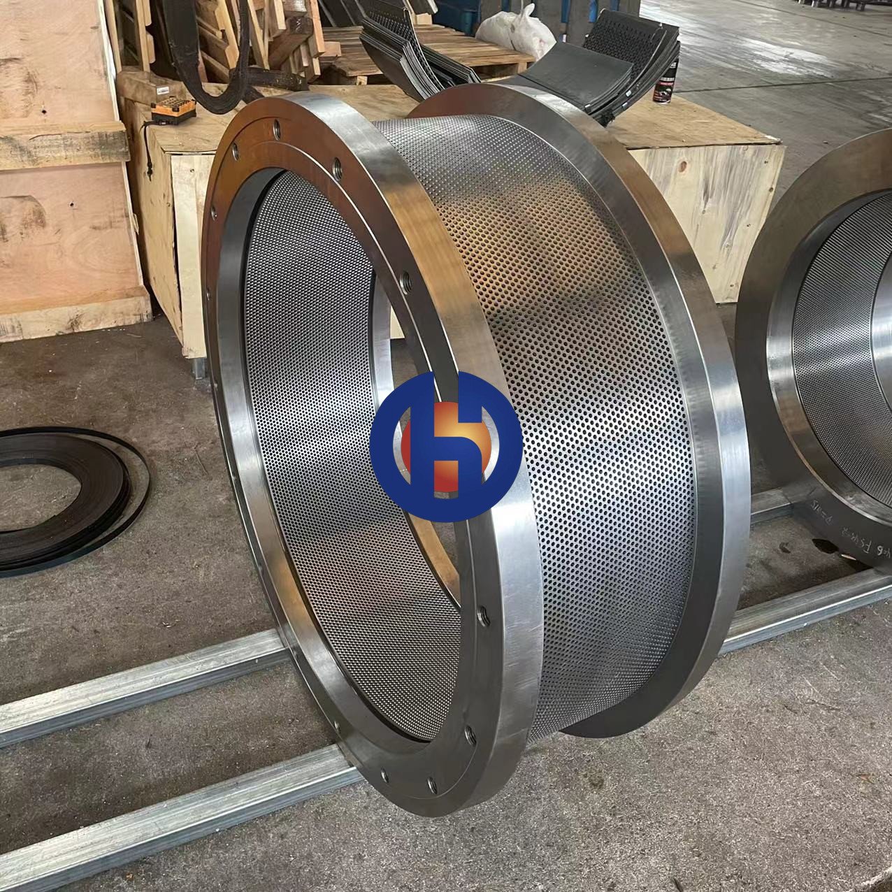 liyang granulator machine animal feed Feed matrix pellet die ring die Andritz PM 717 PM717 matrix