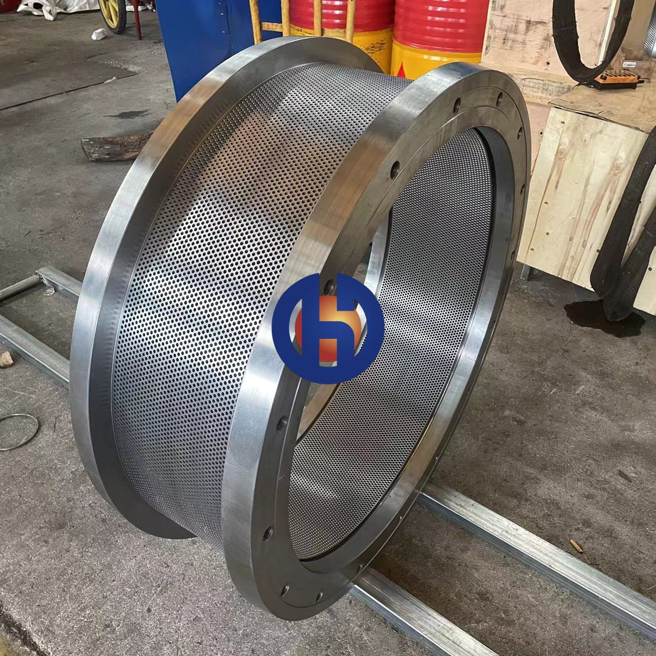 liyang granulator machine animal feed Feed matrix pellet die ring die Andritz PM 717 PM717 matrix