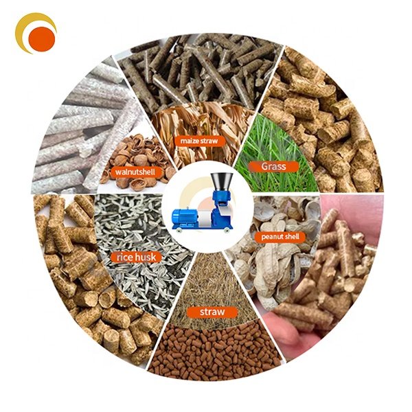 Factory wholesale ZC125 animal feed pellet machine cattle cow feed production machine