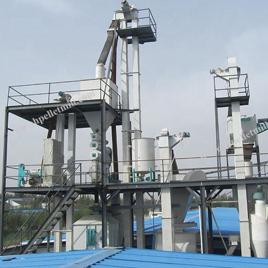 3 ton/h livestock food making machine animal feed pellet production line chicken feed making machine