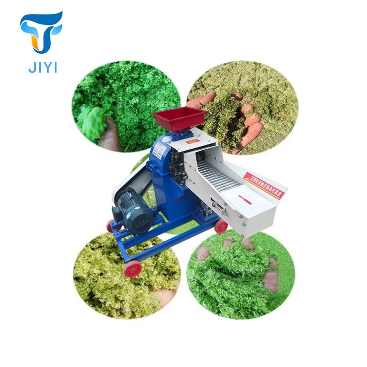 New Design Hammer Mill Cattle Fodder Cutter /cattle Feed Grinder /grass Chaff Cutter Durable Carbon Steel Motor Provided 220V