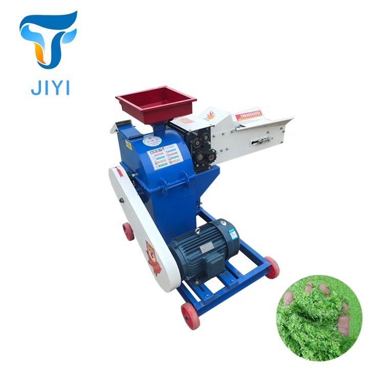 New Design Hammer Mill Cattle Fodder Cutter /cattle Feed Grinder /grass Chaff Cutter Durable Carbon Steel Motor Provided 220V