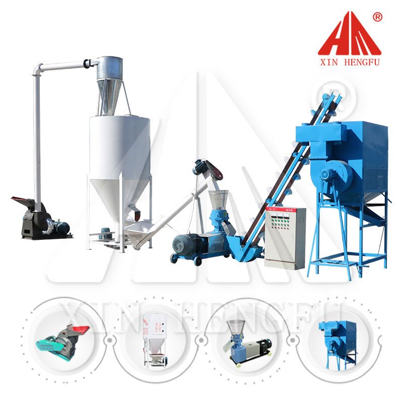 500-800kg/h Animal Feed Pellet Machine Price Small Machine Home Use Animal Feed Pellet Mill