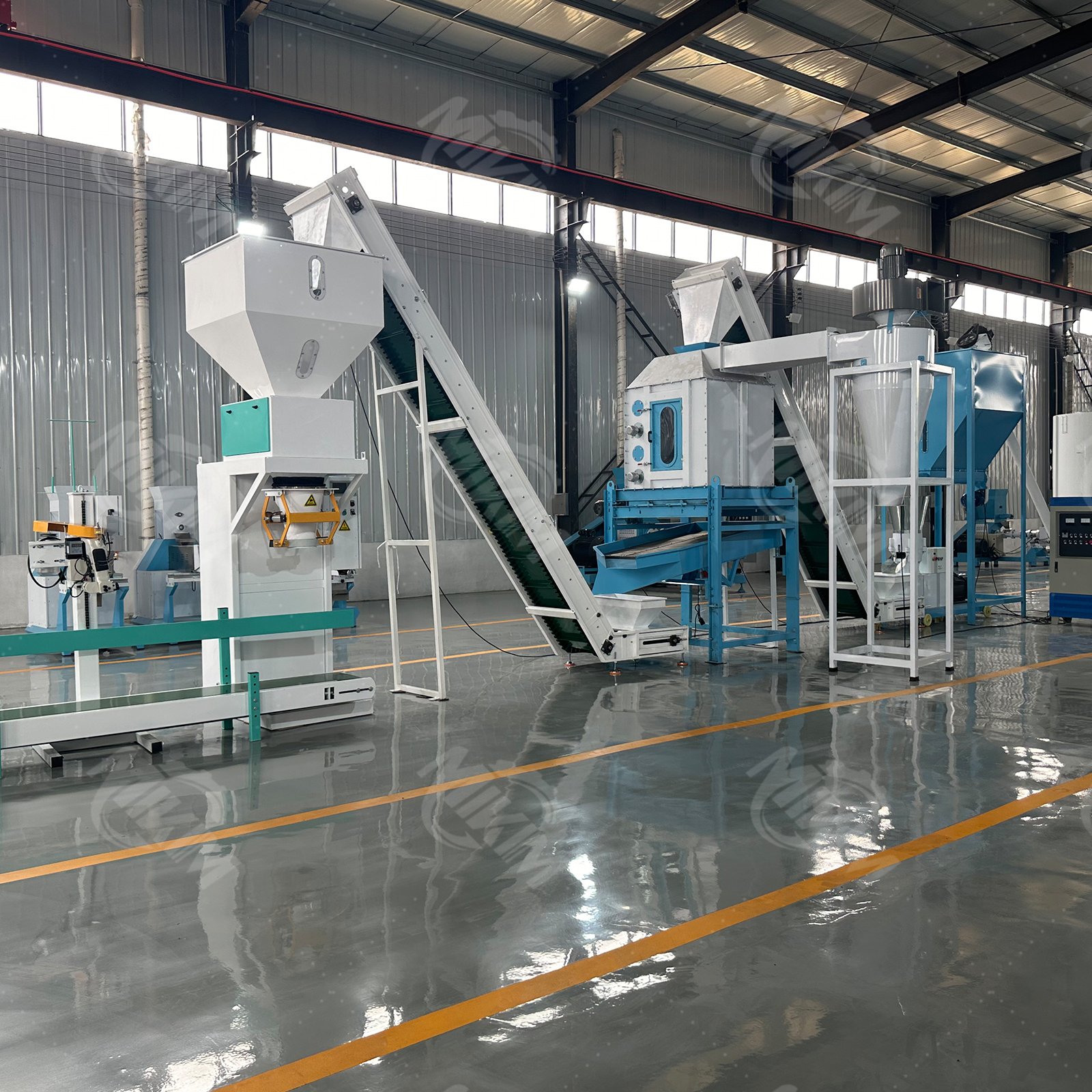 4t/h Automatic Animal Feed Pellet Production Line Fish Feed Pellet Production Line