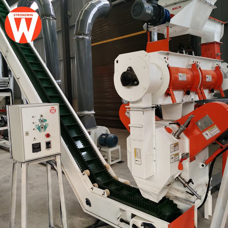 China manufacture ring die 1tph poultry feed mill plant electric automatic goat pig poultry animal feed pellet equipment