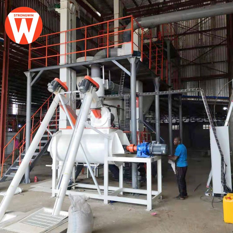 animal feed mixer horizontal 1 ton SHW series single shaft ribbon feed mixer for chicken
