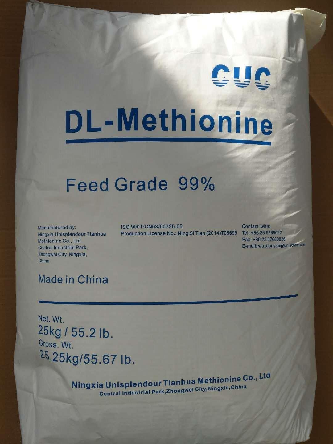 Dl-methionine Animal Feed Grade Amino Acids DL Methionine 99% for Poultry Feed Supplement