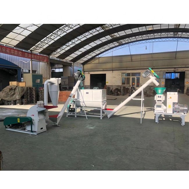 0.5-2t/h complete set animal feed processing machinery