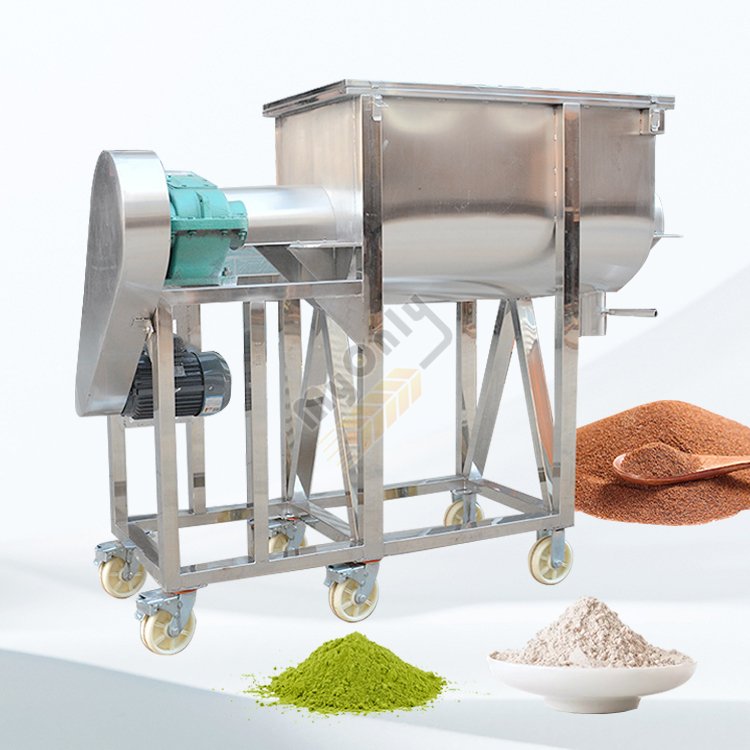 Horizontal Design Ribbon 1000 Kg 200kg Blender Machine Cattle/Pig/Animal Feed Mixer with 500kg per Batch