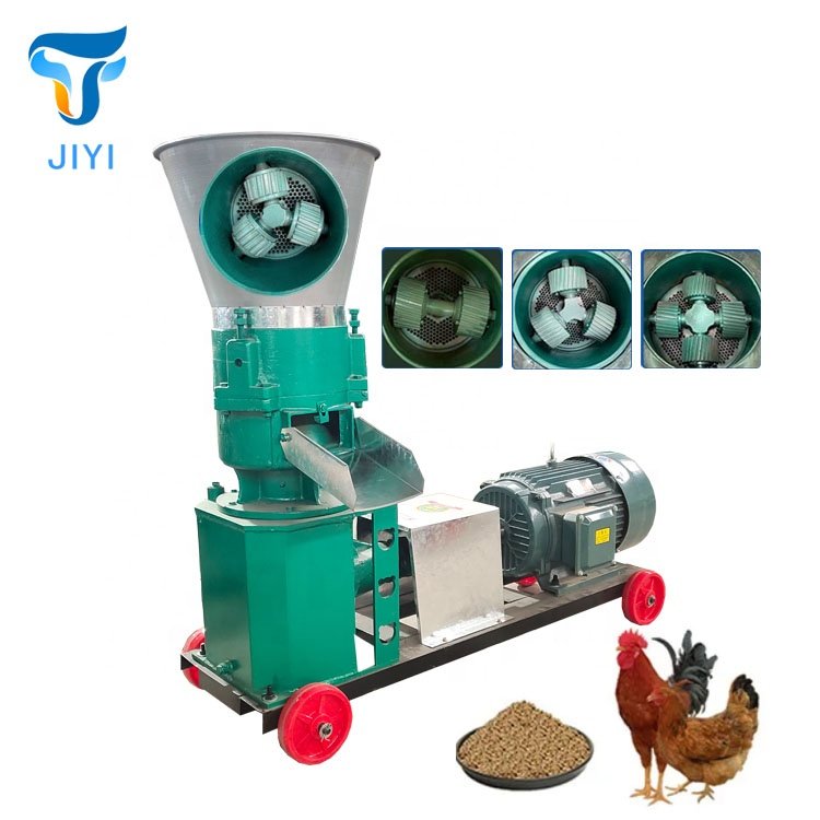 JY Machinery New Diesel Feed Pelletizer Machine Metal Animal Feed Pellets Production for Farms with 220V/380V Motor