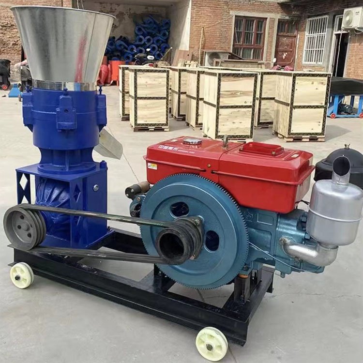 JY Machinery New Diesel Feed Pelletizer Machine Metal Animal Feed Pellets Production for Farms with 220V/380V Motor