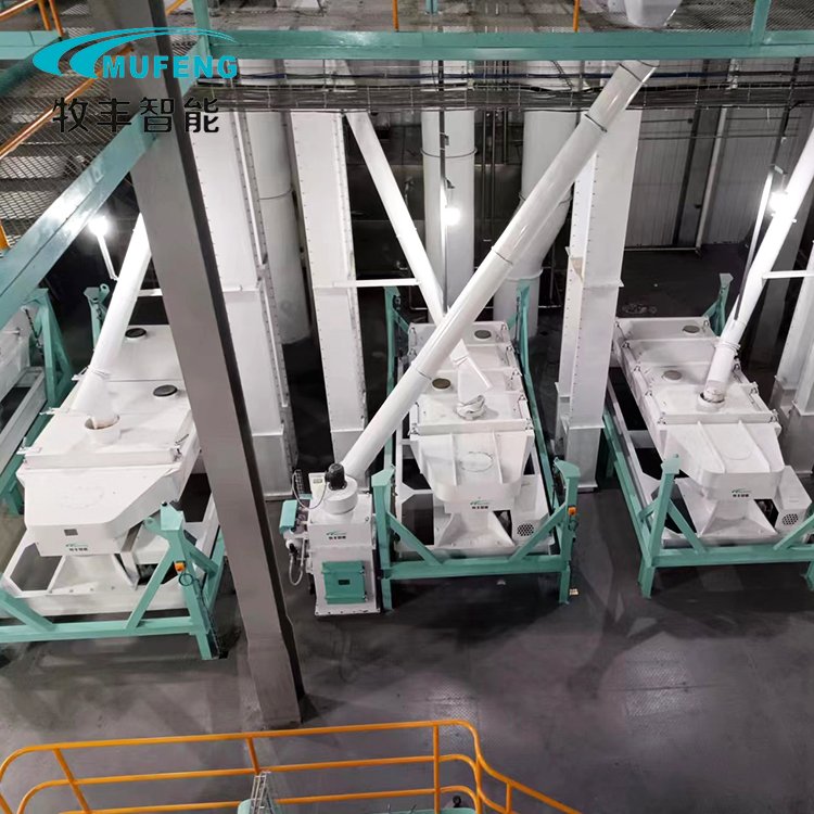 Animal feed pellet production line granulator pellet machine line for livestock feed manufacturing pellet plant