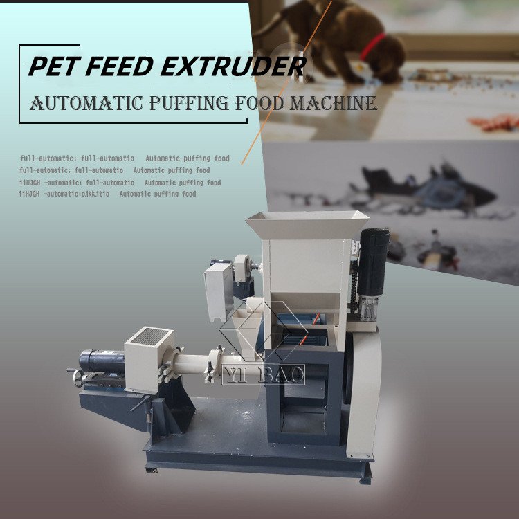 80-100 kg/h Dry dog food making machine/animals feed pellet making machine/pet food extrude for sale