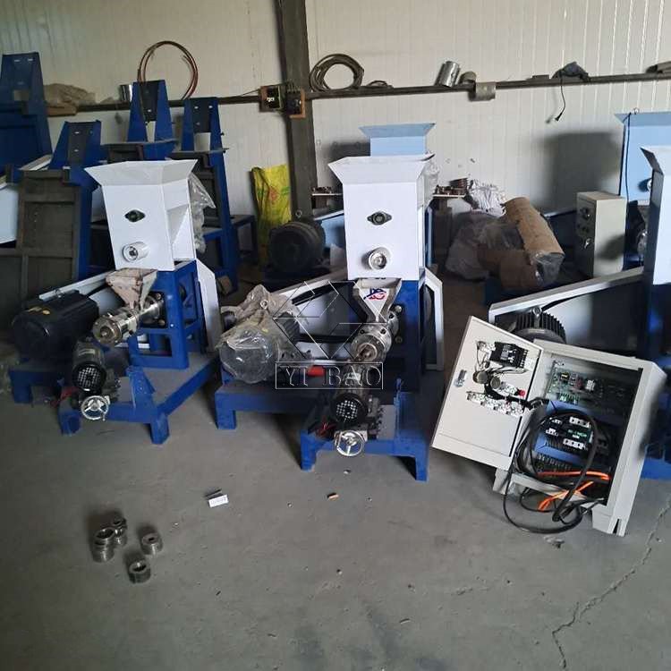 80-100 kg/h Dry dog food making machine/animals feed pellet making machine/pet food extrude for sale