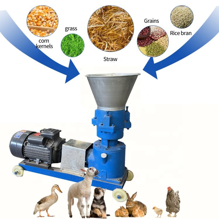 Trade assurance animal pellet mill cattle feed pelletizer machine for animal feeds